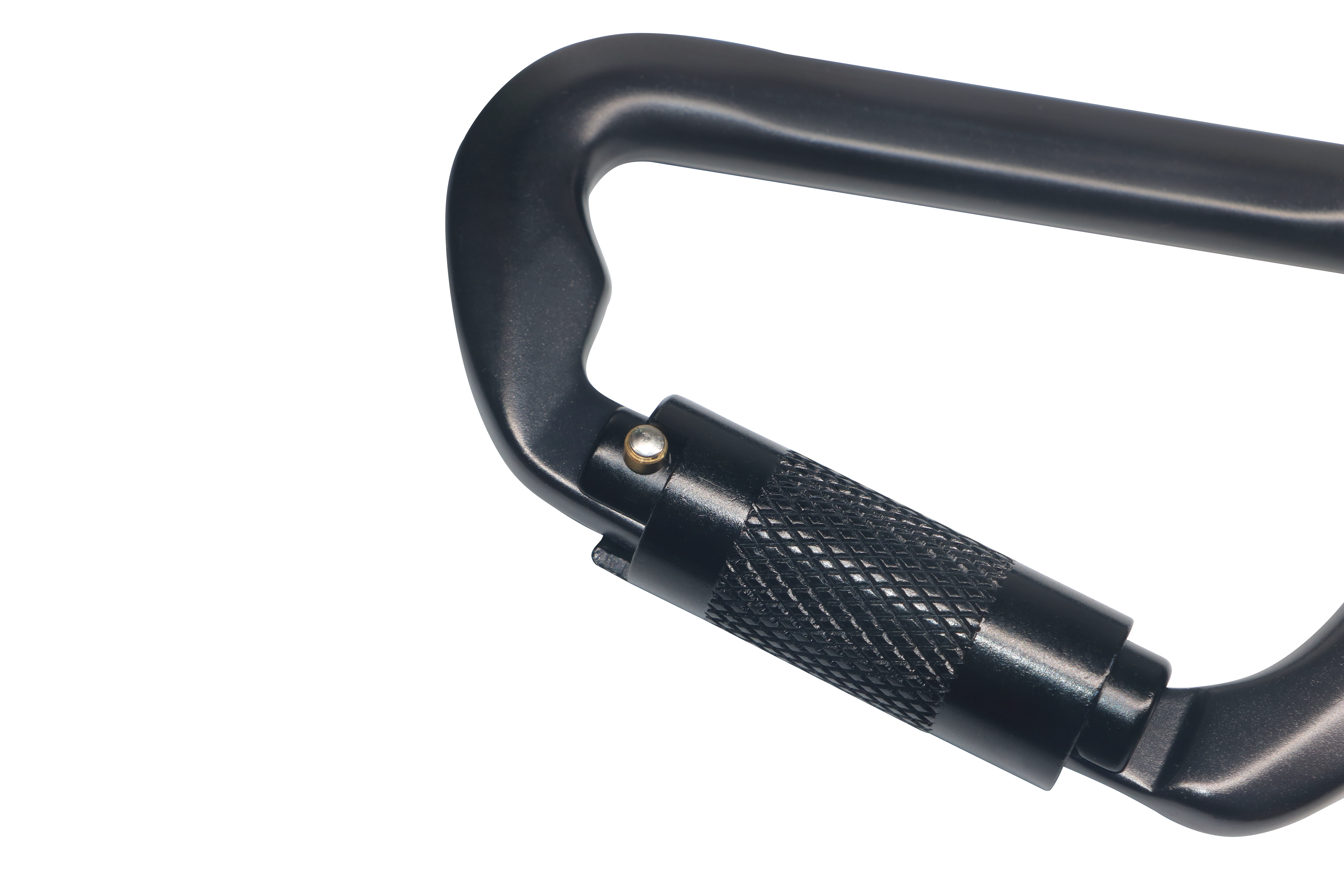 高耐久カラビナクリップ - 耐荷重6600ポンド（30KN）、3インチ（112.5cm）大型軽量アルミニウムカラビナ、キーホルダーフックリング付き