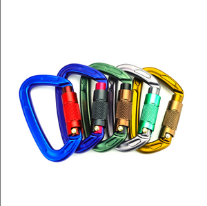 プロフェッショナルヘビーデューティクライミングカラビナクリップ - 25kN 自動ロック