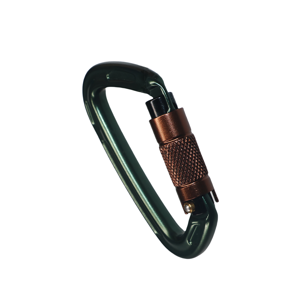 プロフェッショナルヘビーデューティクライミングカラビナクリップ - 25kN 自動ロック